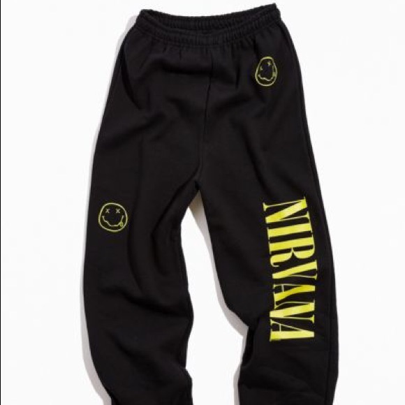 Urban Outfitters Pants - NWOT UO Nirvana Nevermind Sweatpant In Black M